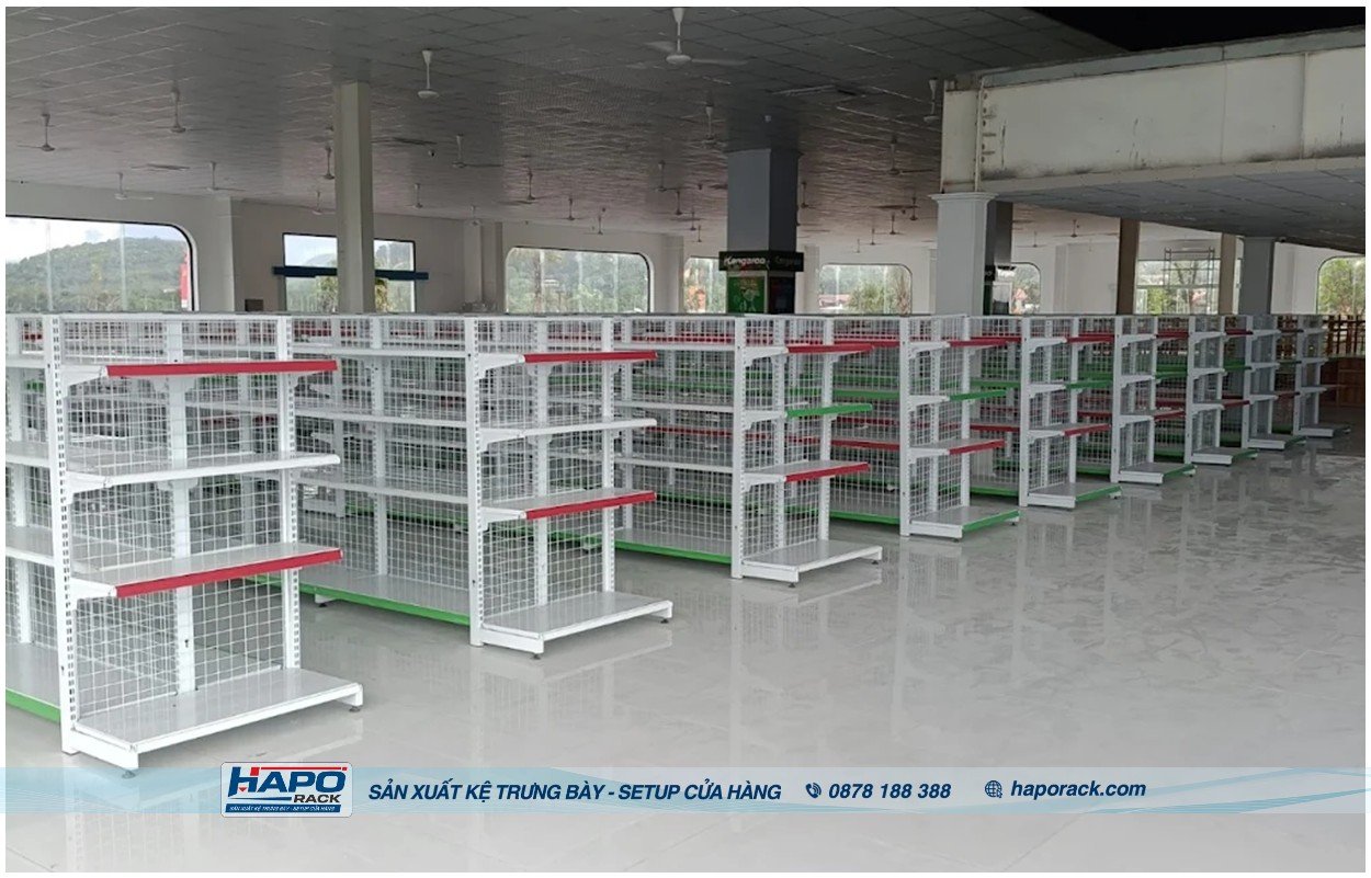 Kệ Siêu Thị Chuẩn Trưng Bày - Giải Pháp Tăng Doanh Thu Hiệu Quả