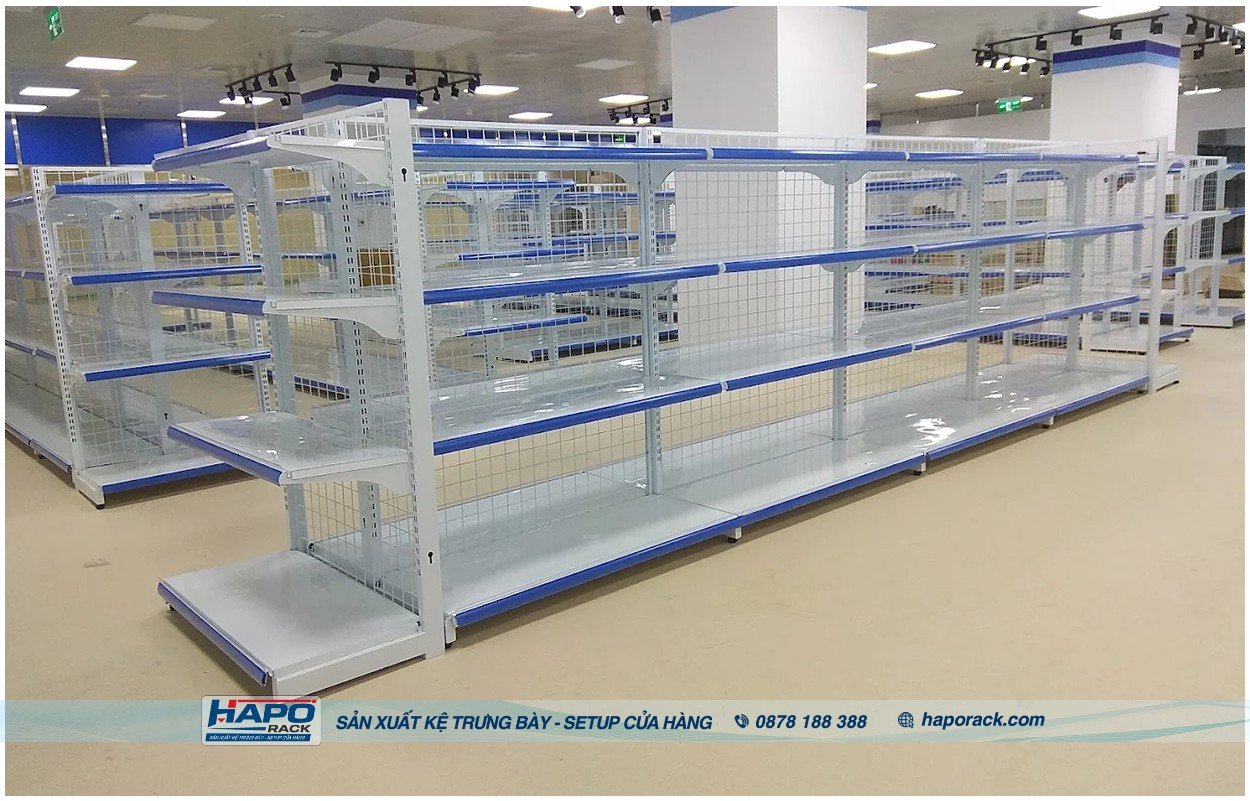 Kệ Siêu Thị Chuẩn Trưng Bày - Giải Pháp Tăng Doanh Thu Hiệu Quả