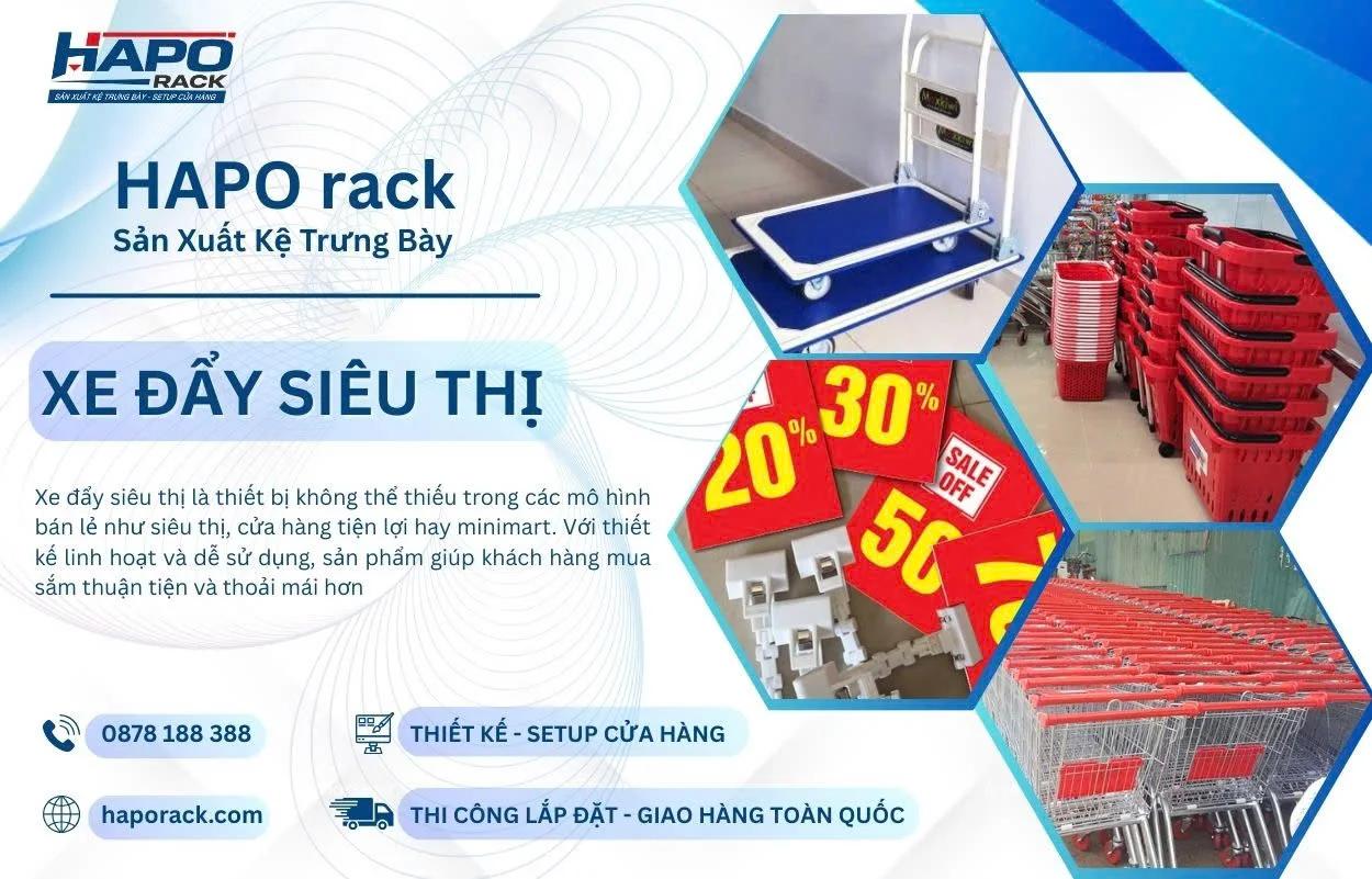 Đặt kệ siêu thị giá tốt ngay hôm nay