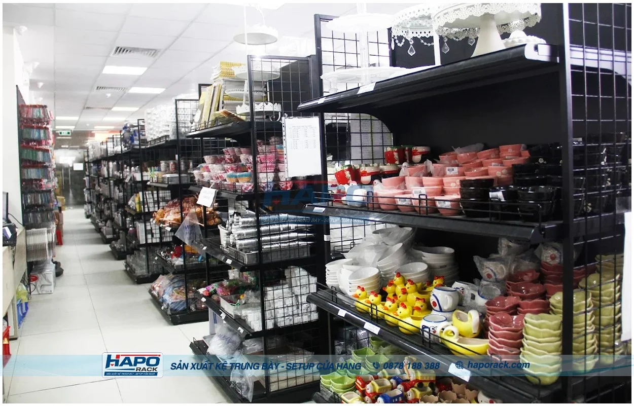 Giá Kệ Siêu Thị Cho Cửa Hàng Nhỏ Đến Siêu Thị Mini – Giải Pháp Hiệu Quả