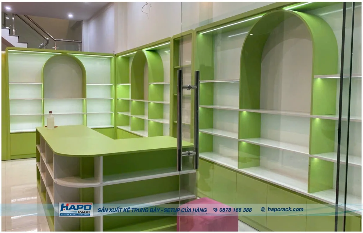 Gợi Ý Thiết Kế Cửa Hàng Thuốc Tây Đẹp, Chuẩn Ngành Dược Năm 2026