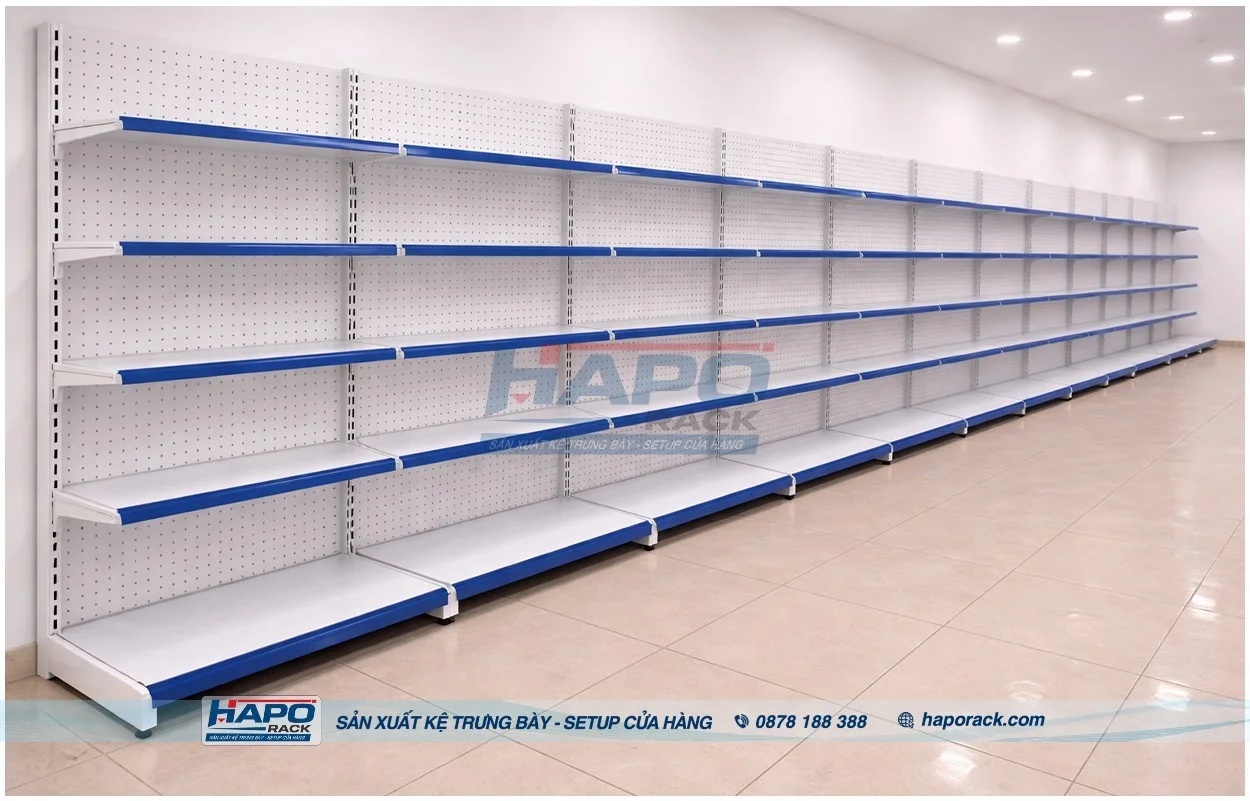 Kệ Siêu Thị Giá Rẻ Cho Mini Mart – Đầu Tư Nhỏ, Hiệu Quả Lớn
