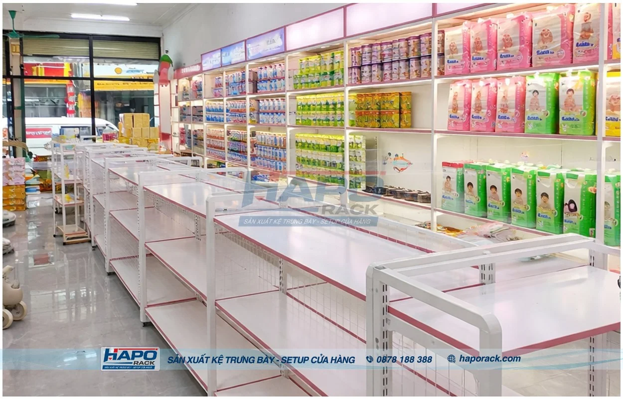 Kệ Trưng Bày Sản Phẩm – Giải Pháp Trưng Bày Hiện Đại Và Tiết Kiệm Chi Phí