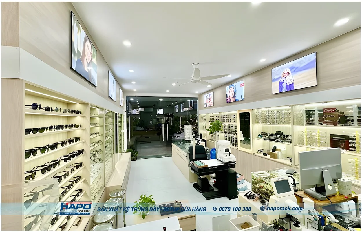 Những Lưu Ý Quan Trọng Khi Thiết Kế Cửa Hàng Mắt Kính