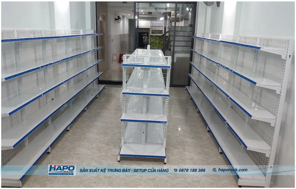 Đơn Vị Thi Công Kệ Trưng Bày Uy Tín – Thiết Kế Đẹp, Giá Tốt