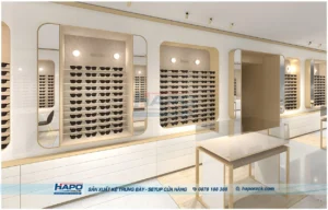 Thiết Kế Cửa Hàng Mắt Kính Chuẩn Hiện Đại, Tăng Trải Nghiệm Khách Hàng