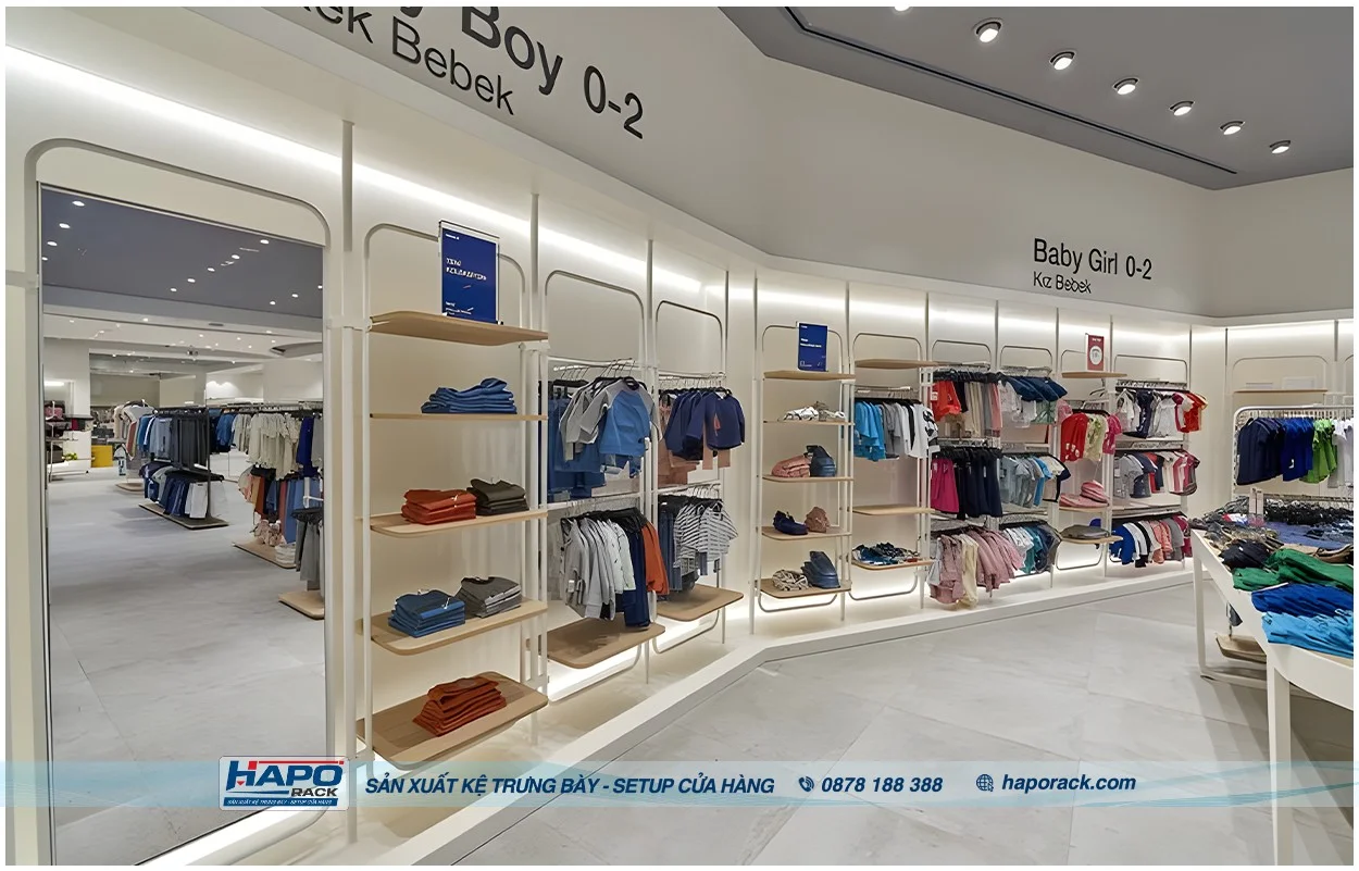 Thiết Kế Cửa Hàng Thời Trang Đẹp – Giải Pháp Trọn Gói Từ HAPO rack