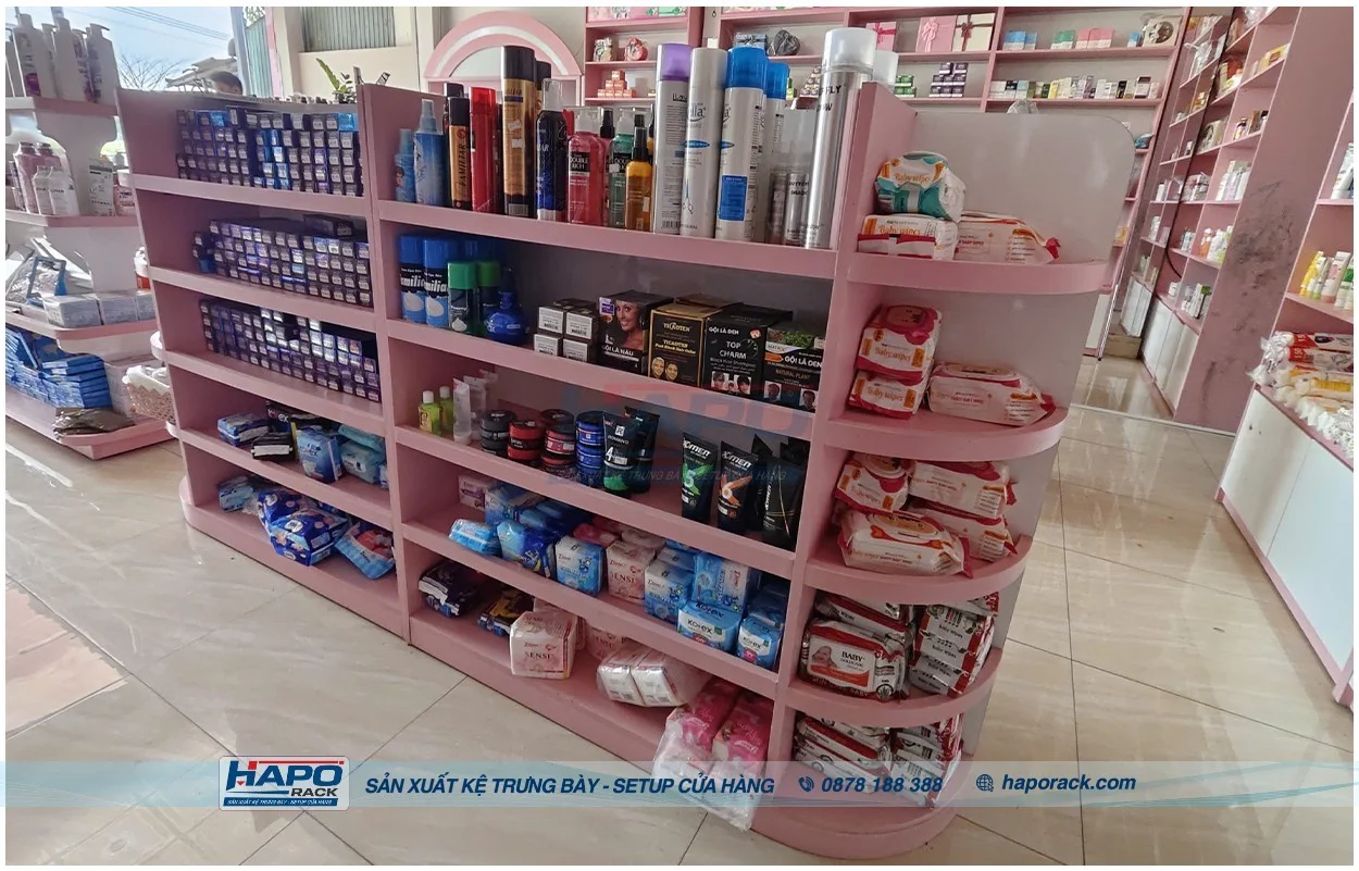 Thiết Kế & Lắp Đặt Kệ Trưng Bày Hàng Hóa Chuyên Nghiệp Cho Mọi Cửa Hàng