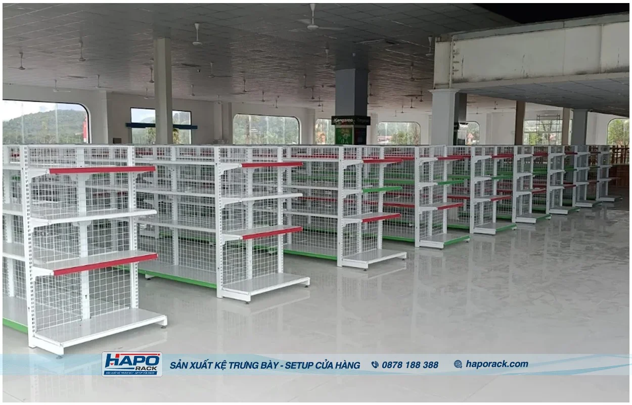 Thiết Kế Và Lắp Đặt Kệ Siêu Thị Giá Rẻ Cho Cửa Hàng Mới Mở