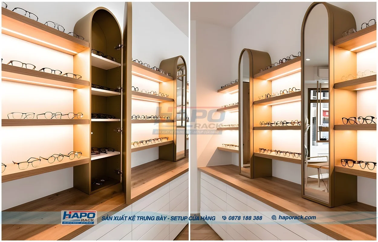 Xu Hướng Thiết Kế Cửa Hàng Mắt Kính 2026 Bạn Không Nên Bỏ Lỡ