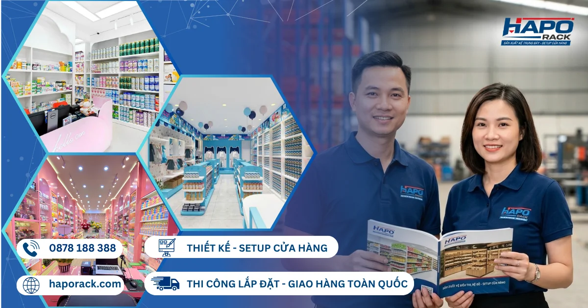 Xưởng Sản Xuất Kệ Siêu Thị Theo Tiêu Chuẩn – Bền Đẹp, Tối Ưu Trưng Bày