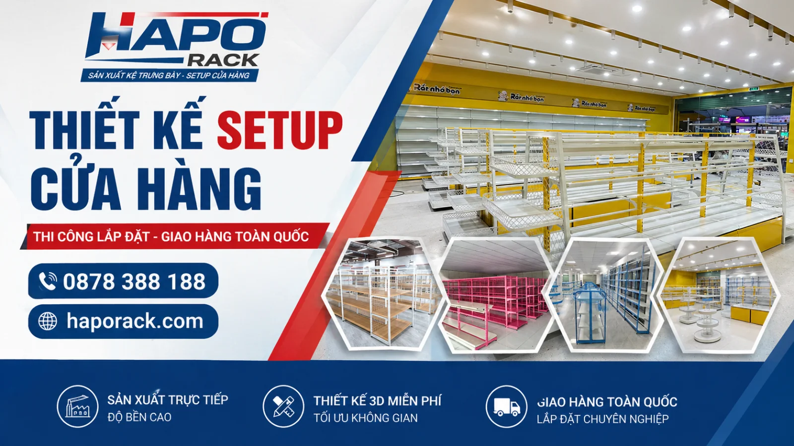 Báo Giá Kệ Siêu Thị Tại P. Bình Trị Đông TP.HCM Từ Xưởng Sản Xuất