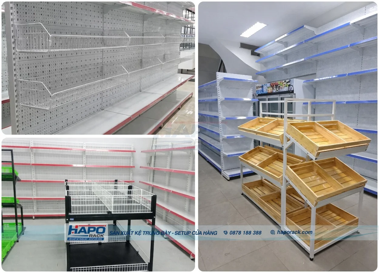 Công ty sản xuất kệ siêu thị tại P. Tăng Nhơn Phú TP. Hồ Chí Minh