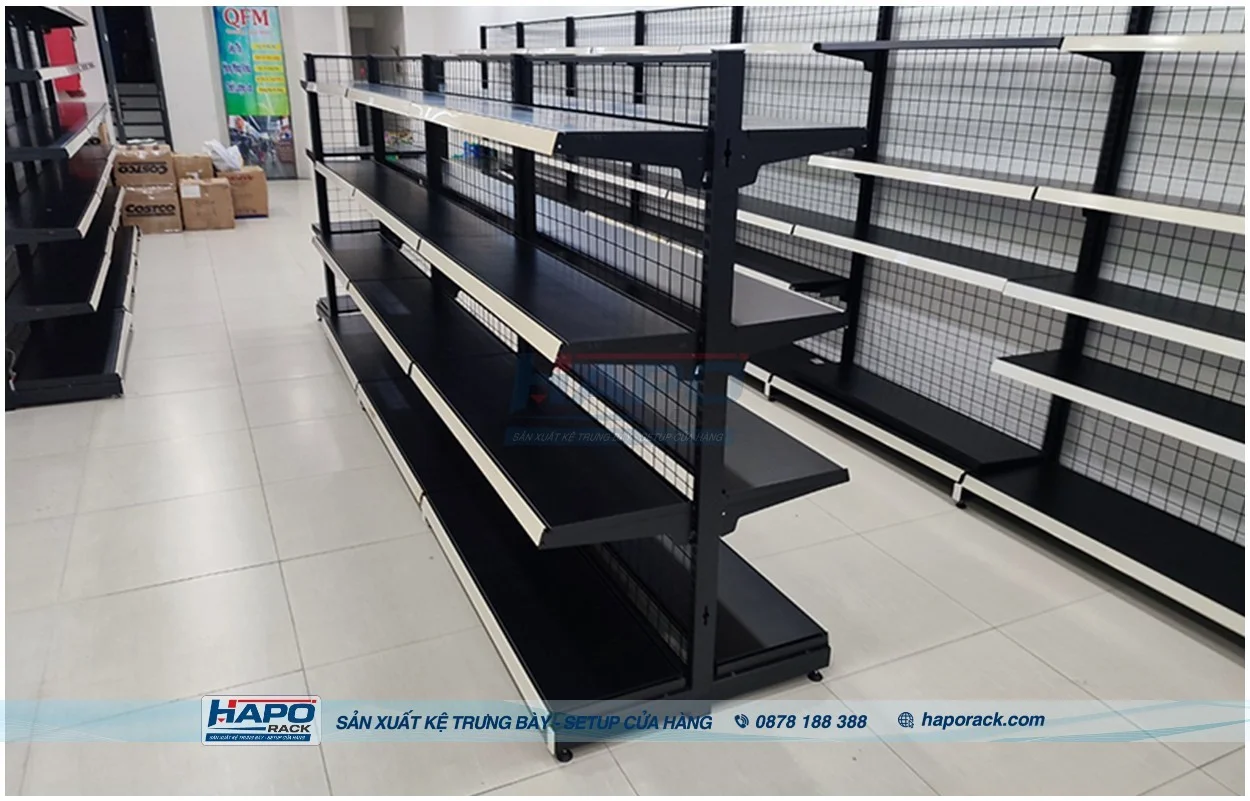 Địa chỉ xưởng sản xuất kệ siêu thị tại P. Long Bình TP. Hồ Chí Minh đáng tin cậy