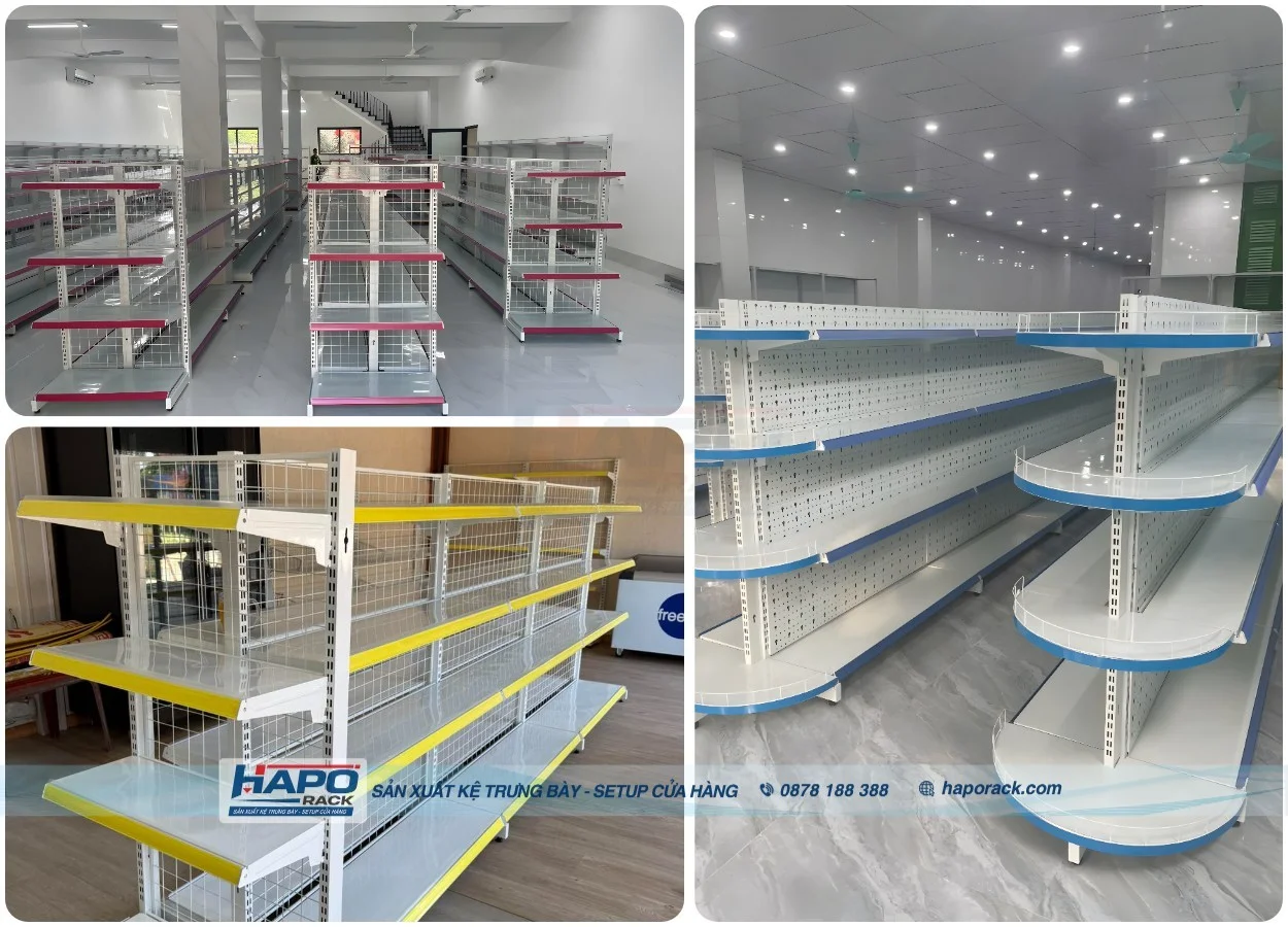 Đơn Vị Sản Xuất Kệ Siêu Thị Tại P. Tân Thuận TP. Hồ Chí Minh Chuyên Nghiệp
