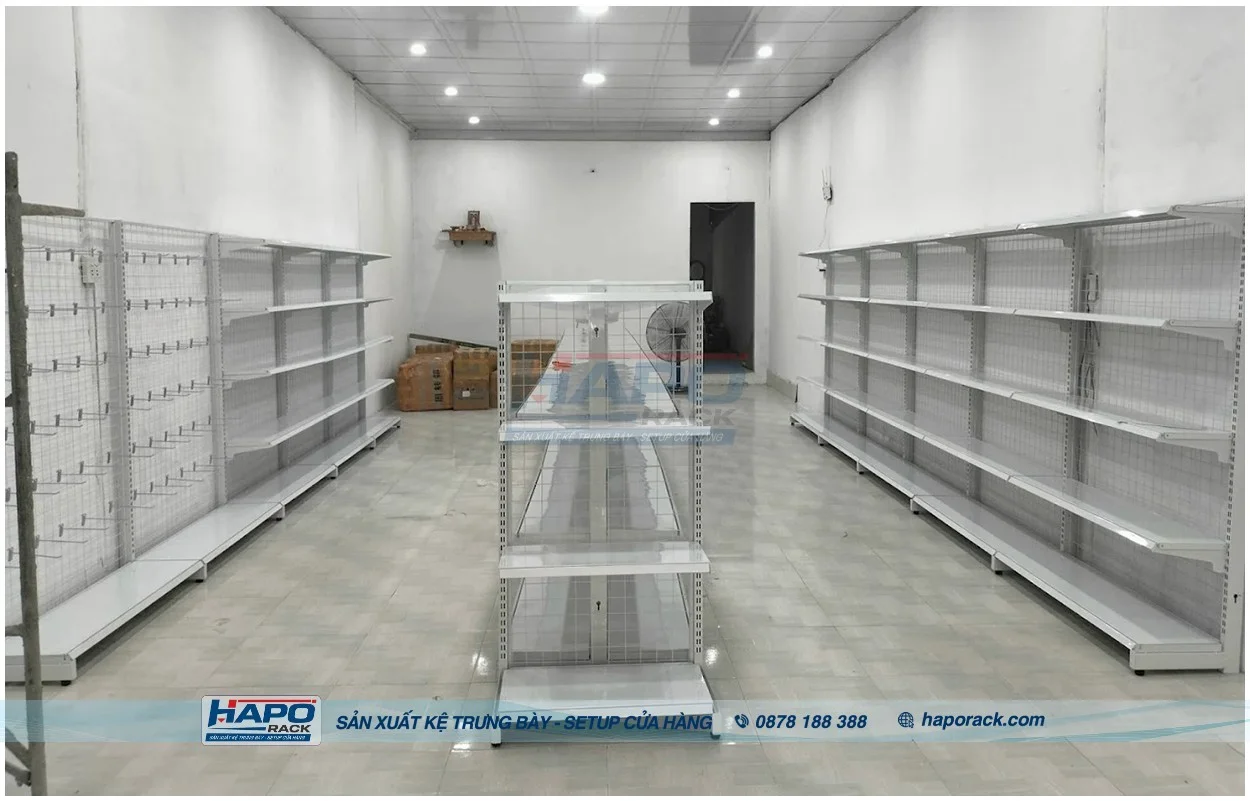 Sản Xuất Kệ Siêu Thị Tại P. Bà Rịa TP. Hồ Chí Minh Bền Đẹp, Lắp Đặt Nhanh
