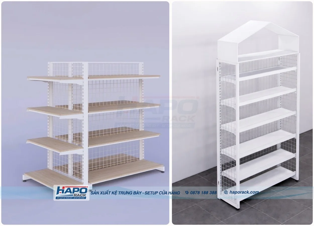Sản xuất kệ siêu thị theo yêu cầu tại Bình Hưng Hòa TP.HCM