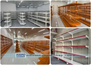 Sản xuất kệ trưng bày siêu thị tại P. Chánh Hưng TP. Hồ Chí Minh