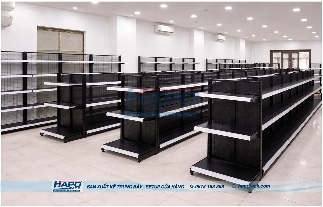 Tìm xưởng sản xuất kệ siêu thị tại P. Rạch Dừa TP. Hồ Chí Minh uy tín