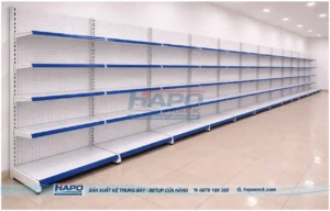 Xưởng chuyên sản xuất kệ siêu thị tại P. Rạch Dừa TP. Hồ Chí Minh