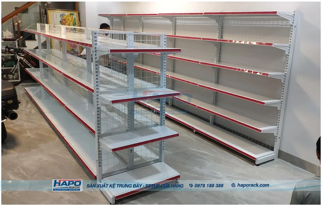 Xưởng cung cấp kệ siêu thị chất lượng cao tại P. Phú Thọ TP. Hồ Chí Minh
