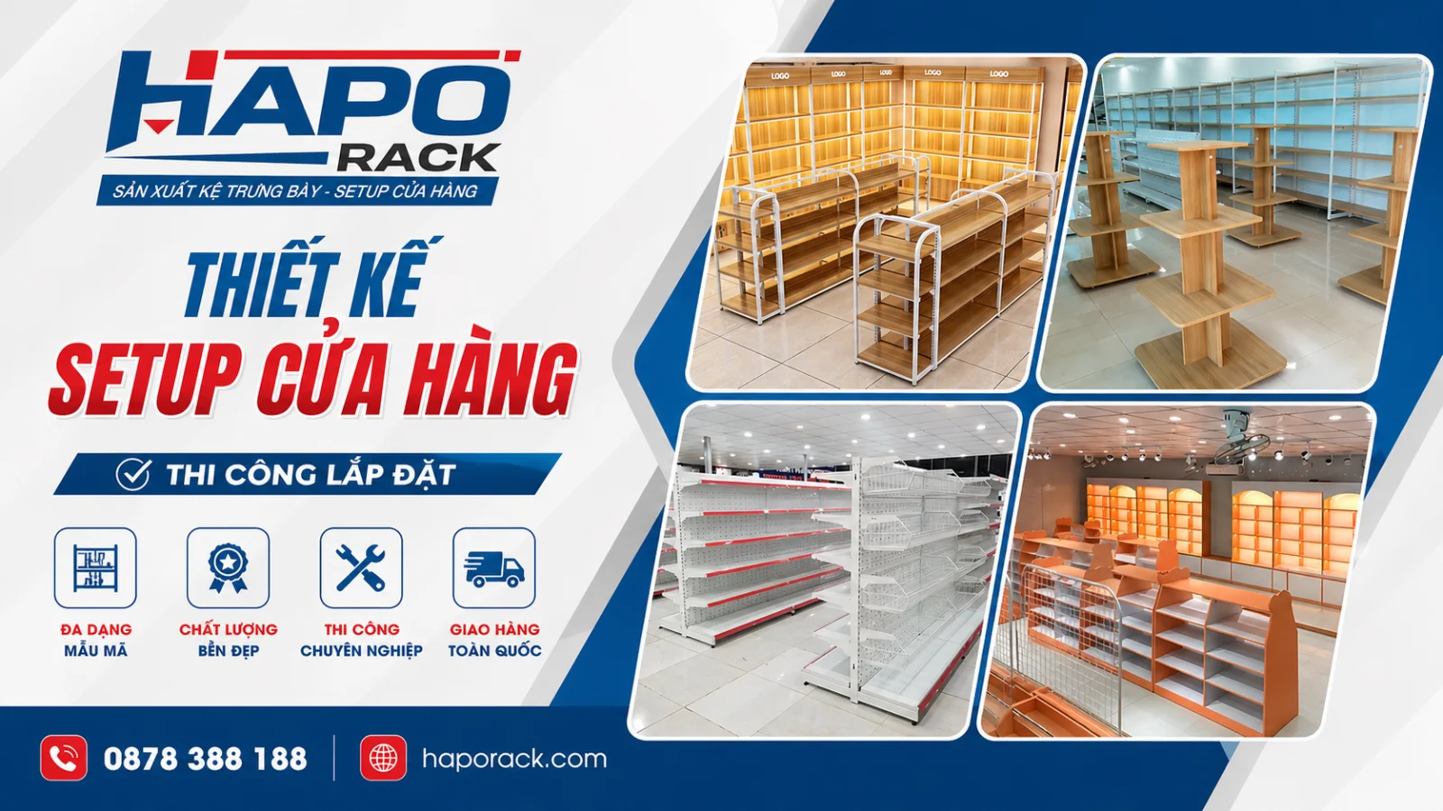 Xưởng Cung Cấp Kệ Siêu Thị Tại P. Phú Thuận TP. Hồ Chí Minh