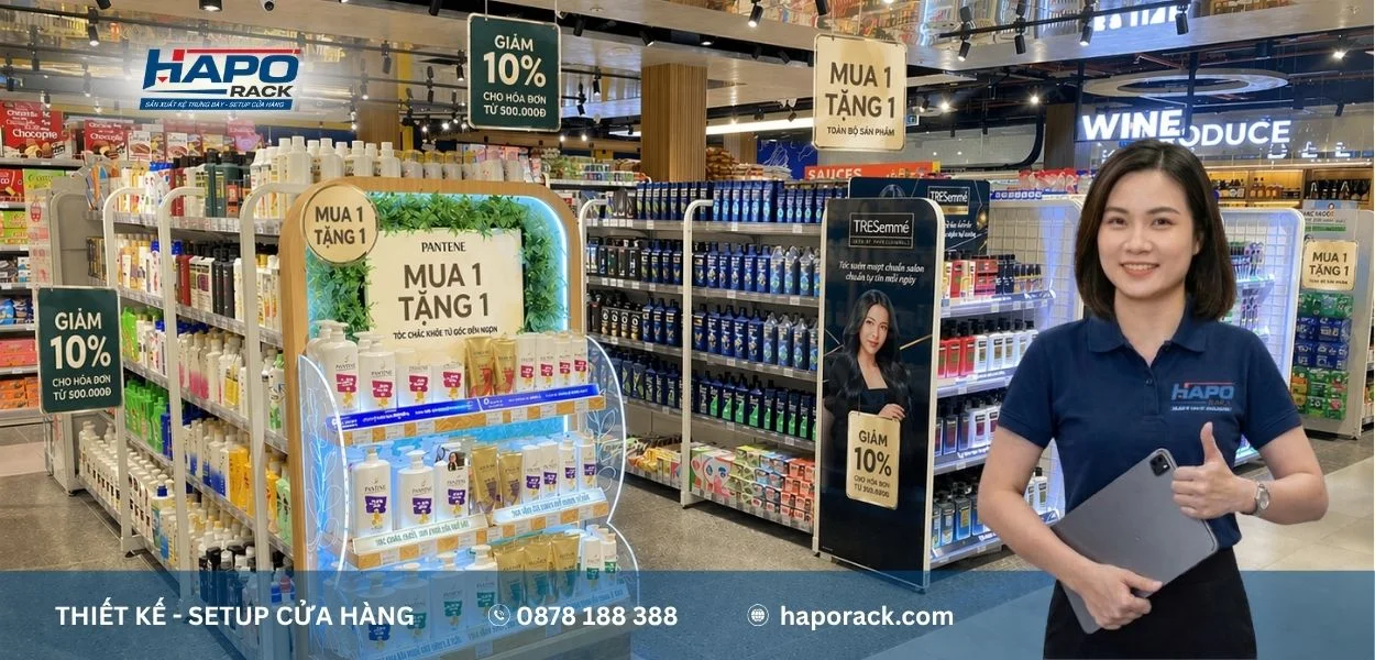 Xưởng Gia Công Kệ Siêu Thị Tại P. Phú Thuận TP. Hồ Chí Minh