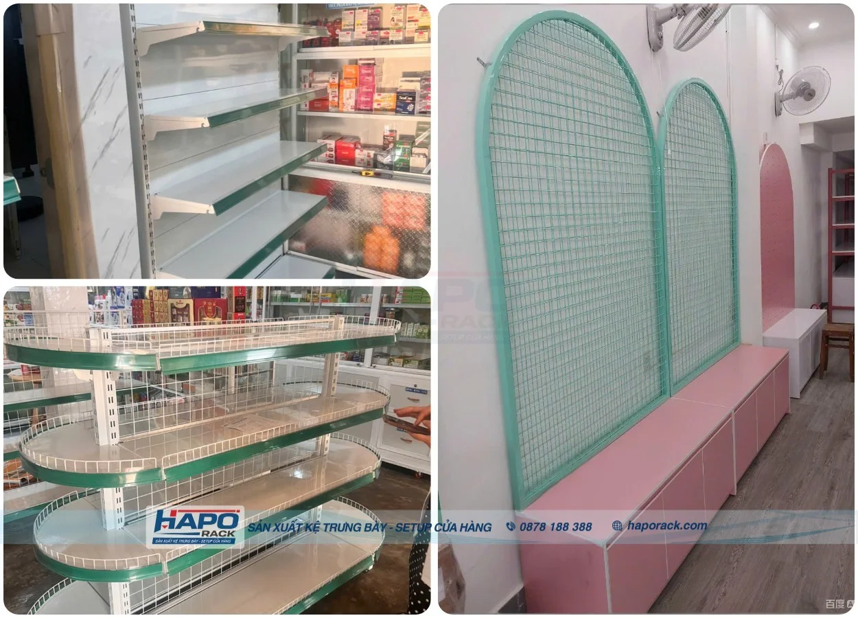 Xưởng gia công kệ siêu thị tại P. Sài Gòn TP.HCM