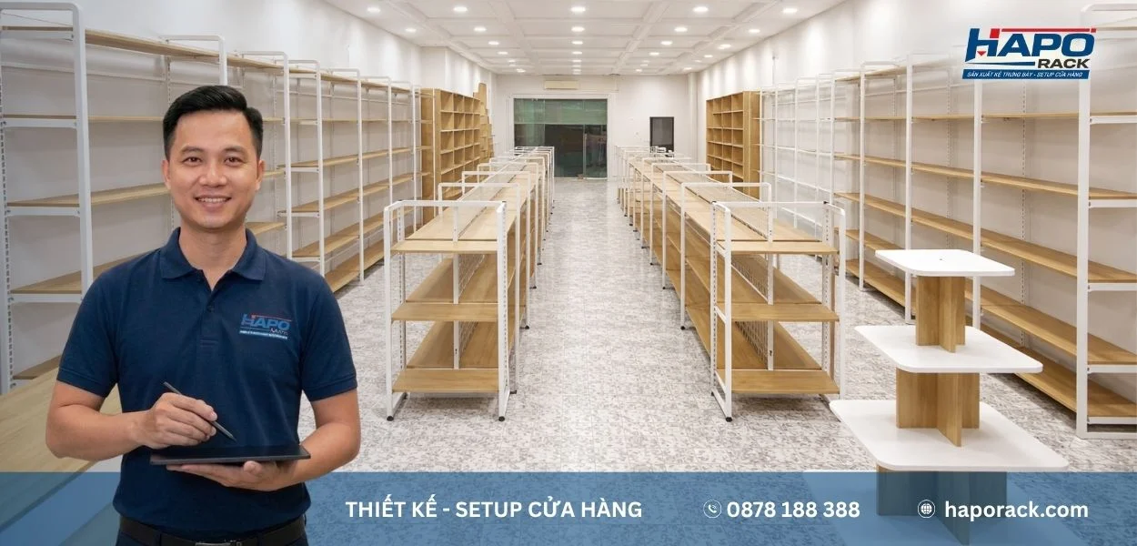 Xưởng Gia Công Kệ Siêu Thị Tại P. Tân Hưng TP. Hồ Chí Minh Theo Yêu Cầu