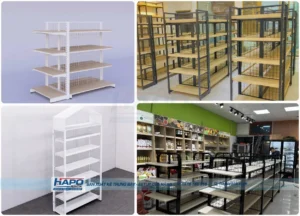 Xưởng gia công kệ siêu thị tại P. Tân Uyên TP. Hồ Chí Minh