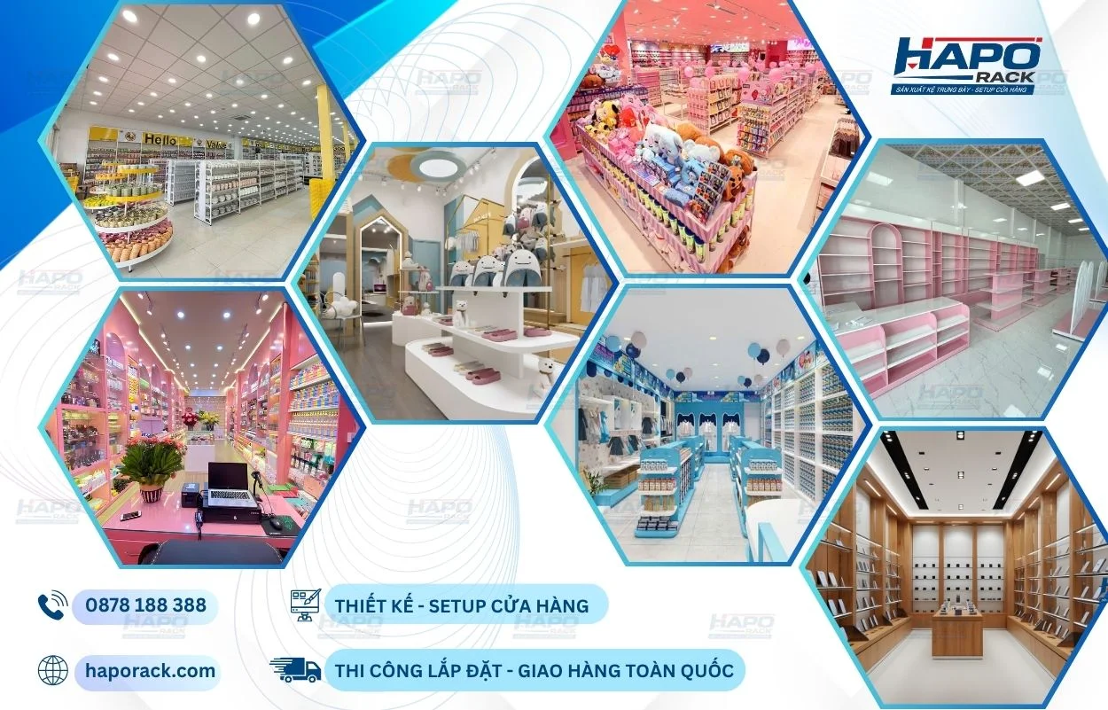 Xưởng gia công kệ siêu thị trực tiếp tại P. Phú Nhuận TP. Hồ Chí Minh
