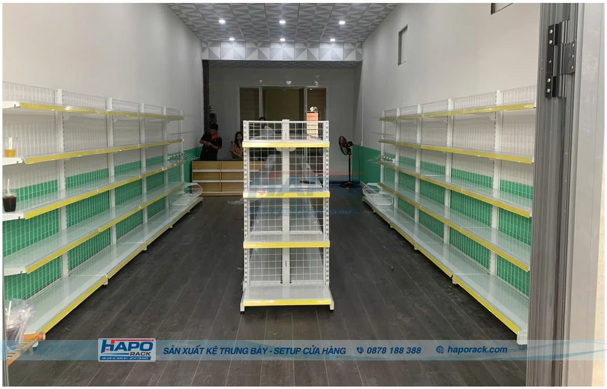 Xưởng Kệ Siêu Thị Chất Lượng Tại P. Phú Thuận TP. Hồ Chí Minh