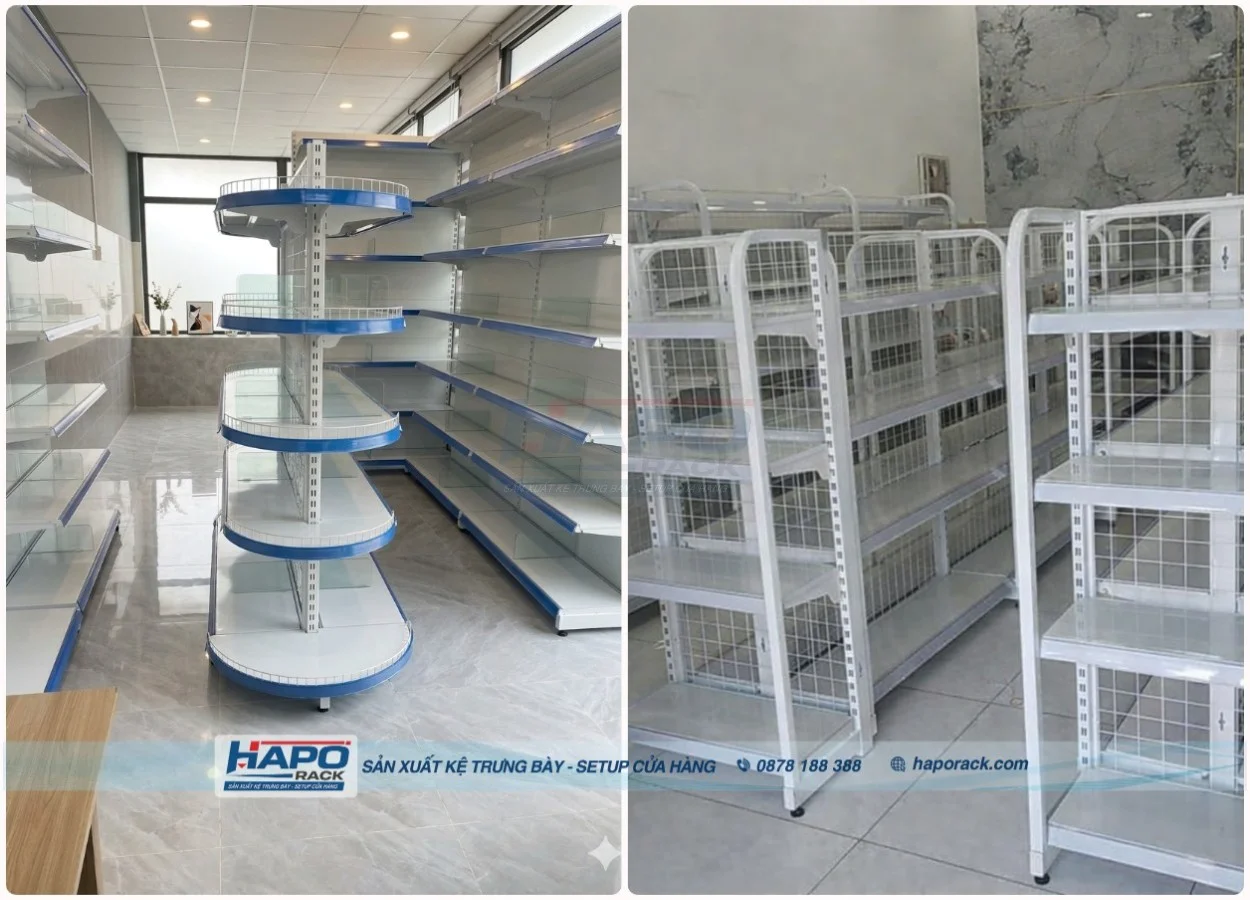 Xưởng Kệ Siêu Thị P. An Lạc TP. Hồ Chí Minh – Sản Xuất Trực Tiếp, Không Qua Trung Gian