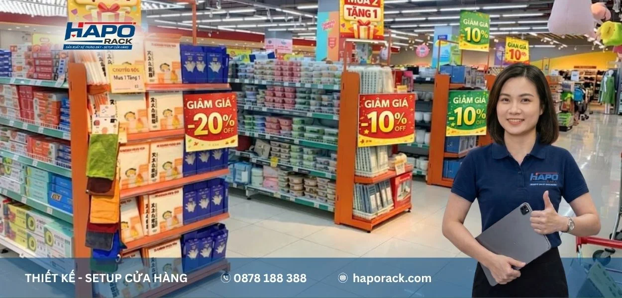 Xưởng Kệ Siêu Thị P. An Lạc TP. Hồ Chí Minh – Sản Xuất Trực Tiếp, Không Qua Trung Gian