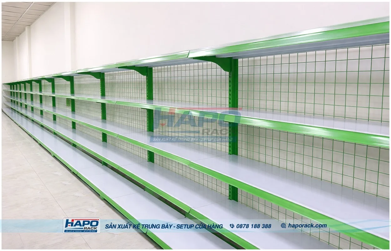 Xưởng Kệ Siêu Thị Tại P. An Hội Tây TP. Hồ Chí Minh Nhận Setup Cửa Hàng Trọn Gói