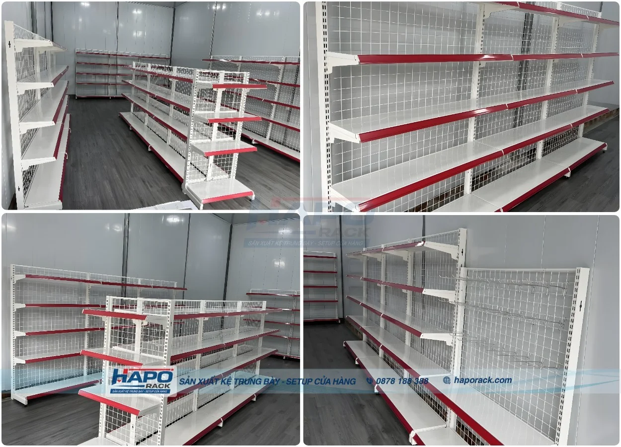 Xưởng Kệ Siêu Thị Tại P. Cầu Kiệu TP. Hồ Chí Minh Thi Công Nhanh, Giá Tốt