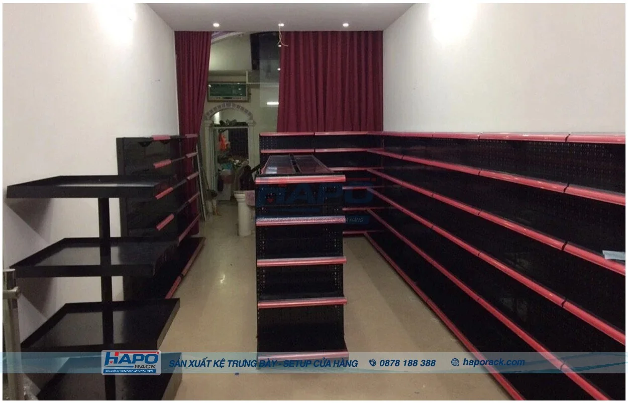 Xưởng kệ siêu thị tại P. Long Nguyên TP. Hồ Chí Minh – Giải pháp trưng bày chuyên nghiệp
