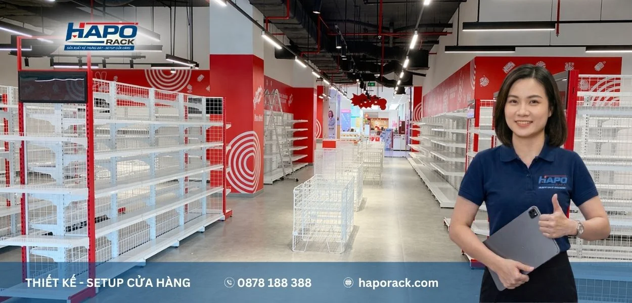 Xưởng Kệ Trưng Bày Siêu Thị Tại P. Vĩnh Hội TP. Hồ Chí Minh