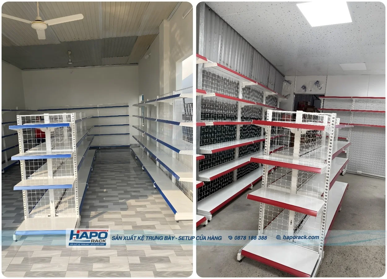 Xưởng làm kệ siêu thị giá rẻ tại P. Đông Hòa TP.HCM