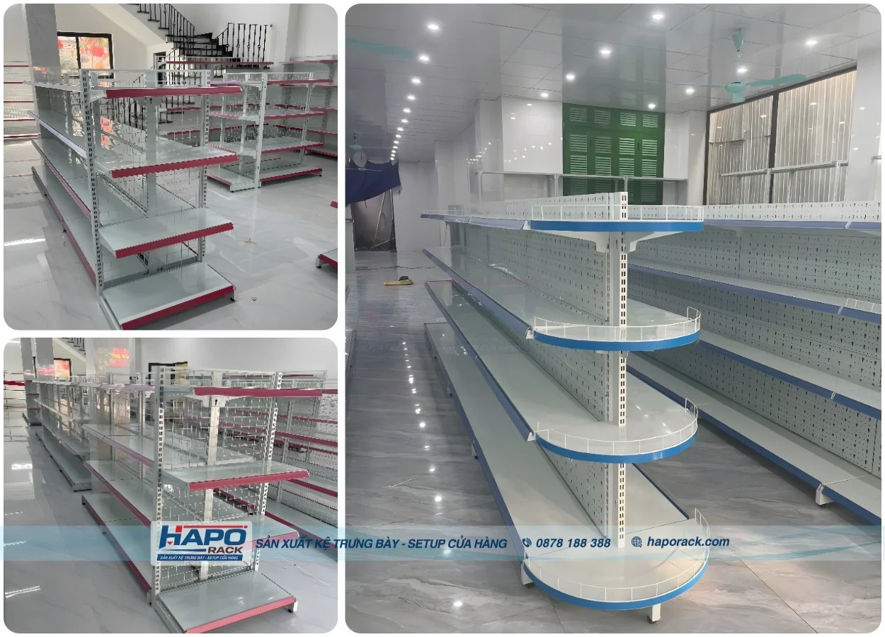 Xưởng Làm Kệ Siêu Thị Tại P. Bình Tây TP. Hồ Chí Minh Chất Lượng Cao