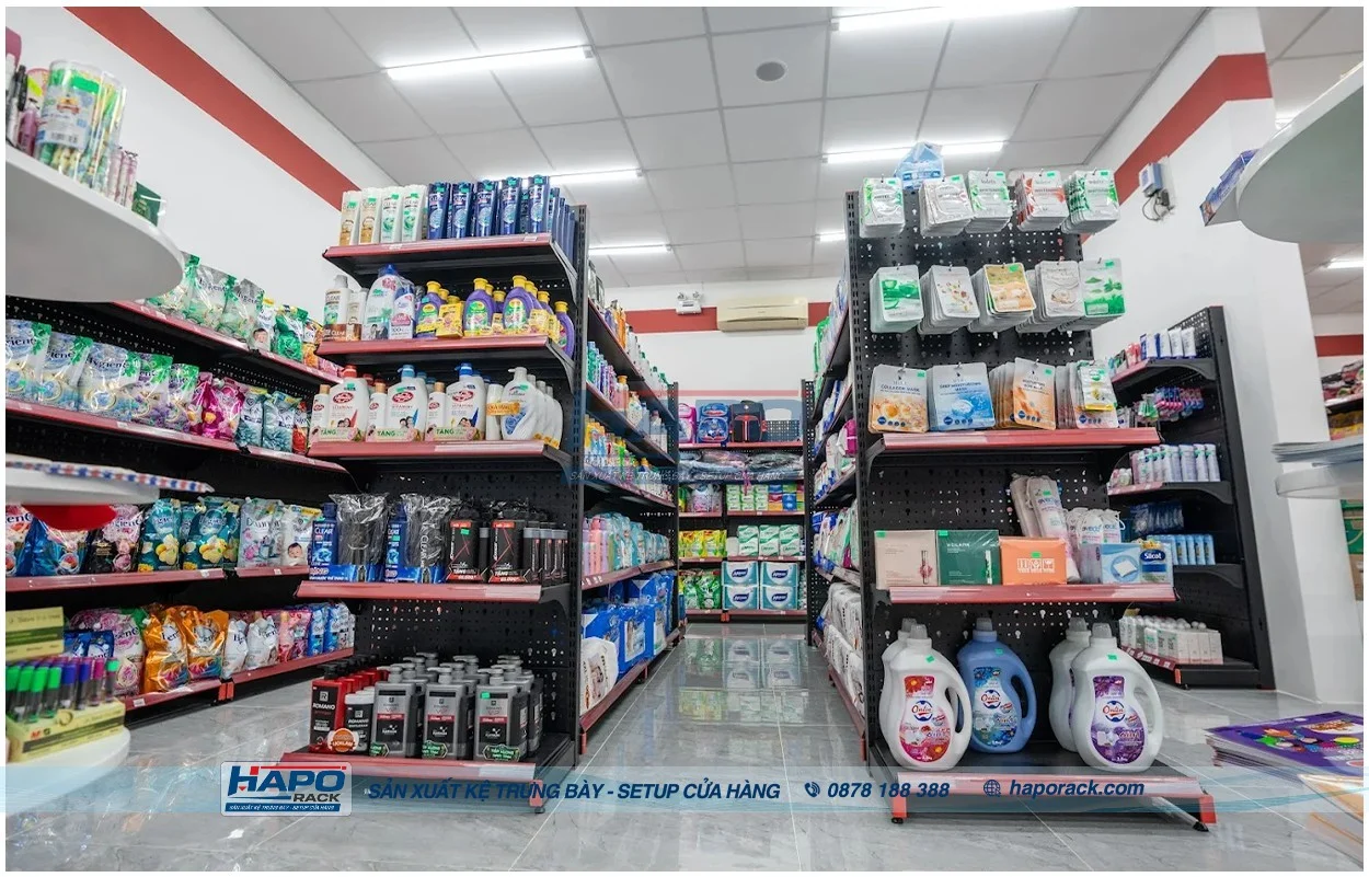 Xưởng Làm Kệ Siêu Thị Tại P. Bình Trị Đông – Bền Đẹp, Giá Tận Xưởng