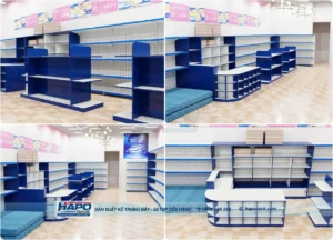 Xưởng sản xuất kệ siêu thị giá rẻ, bền đẹp tại P. Tân Sơn TP. Hồ Chí Minh