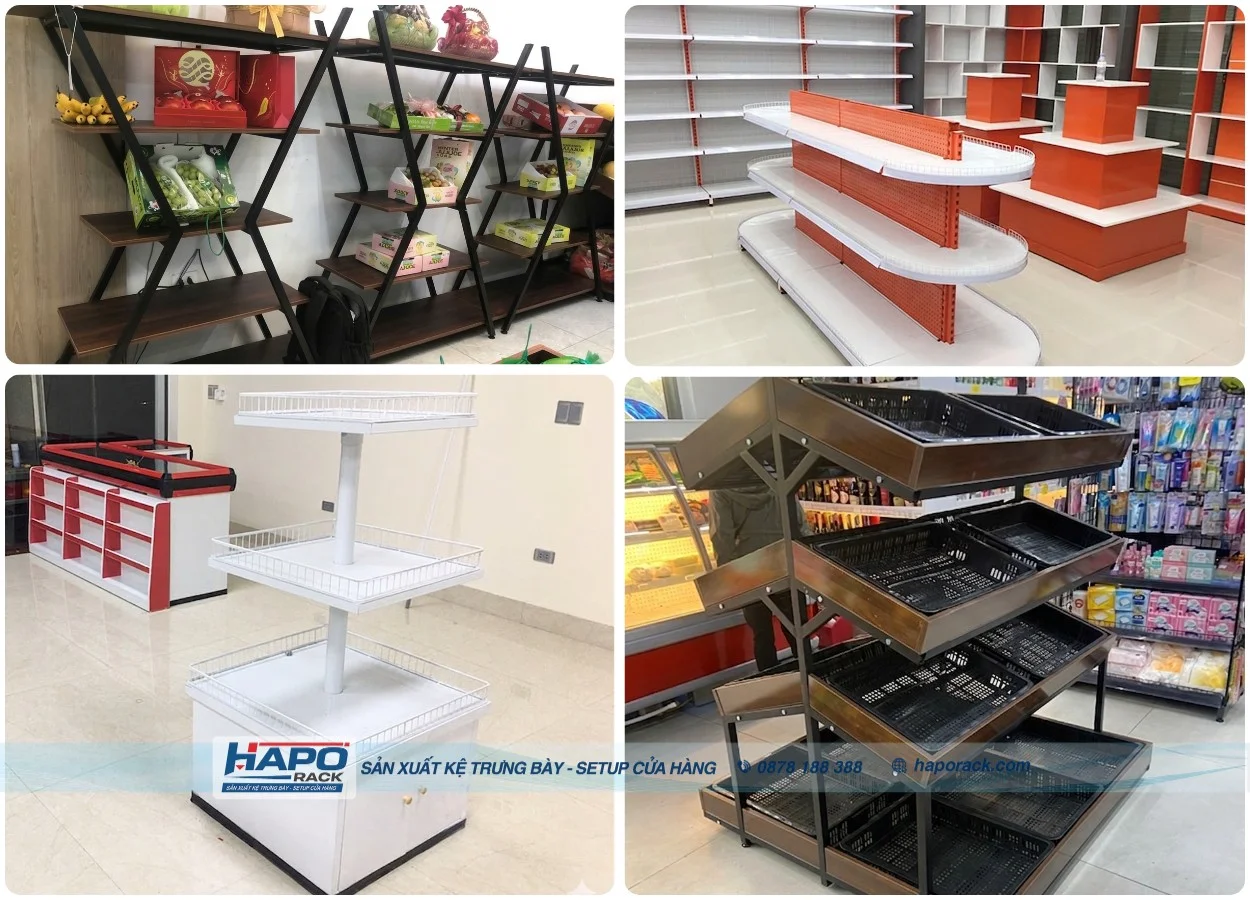 Xưởng sản xuất kệ siêu thị tại P. Bình Lợi Trung TP. Hồ Chí Minh uy tín, giá tốt