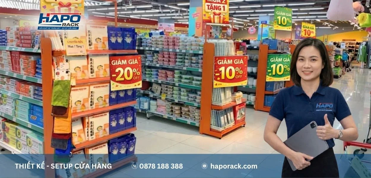 Xưởng Sản Xuất Kệ Siêu Thị Tại P. Chợ Lớn TP. Hồ Chí Minh Theo Yêu Cầu