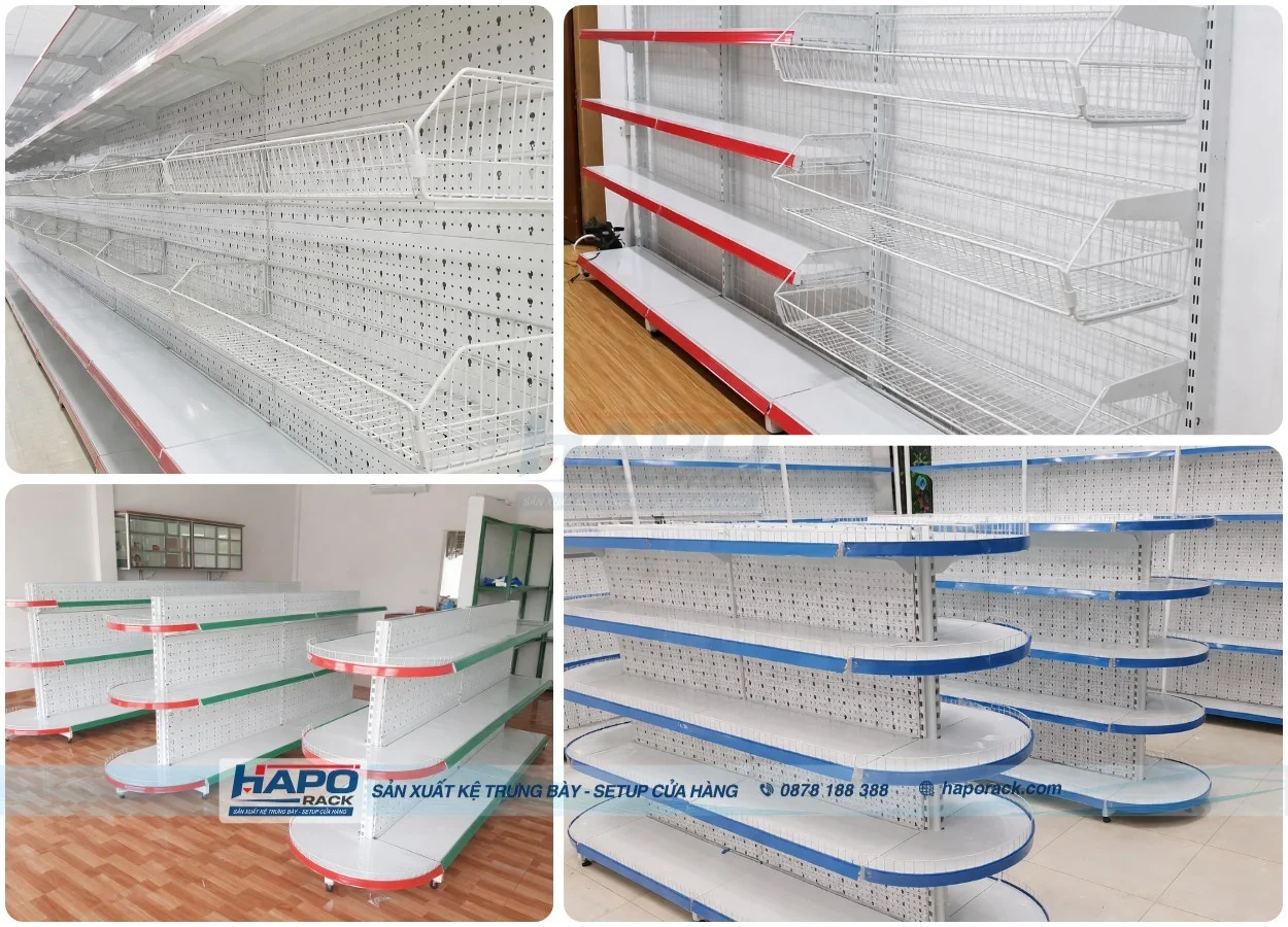 Xưởng Sản Xuất Kệ Siêu Thị Tại P. Phú Thuận TP. Hồ Chí Minh
