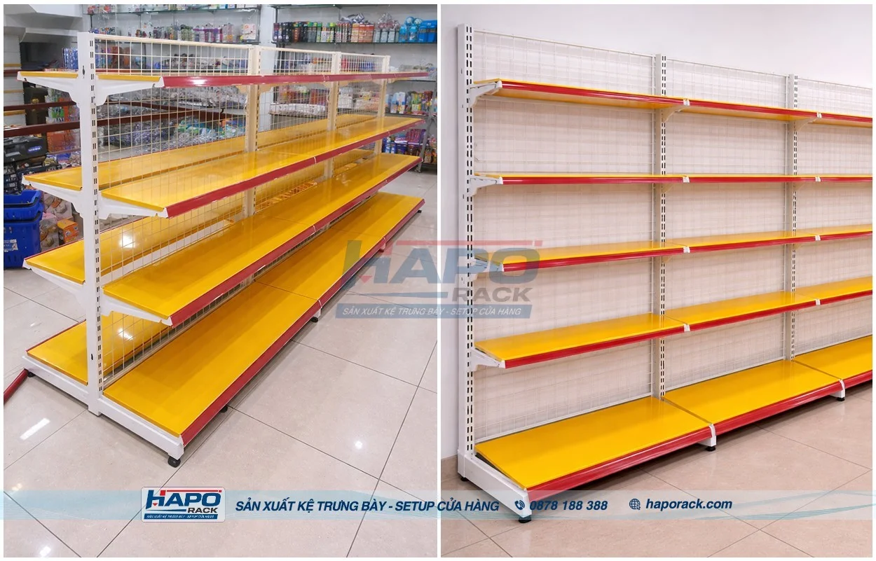 Xưởng Sản Xuất Kệ Siêu Thị Tại P. Tân Phước TP. Hồ Chí Minh Giá Tận Gốc