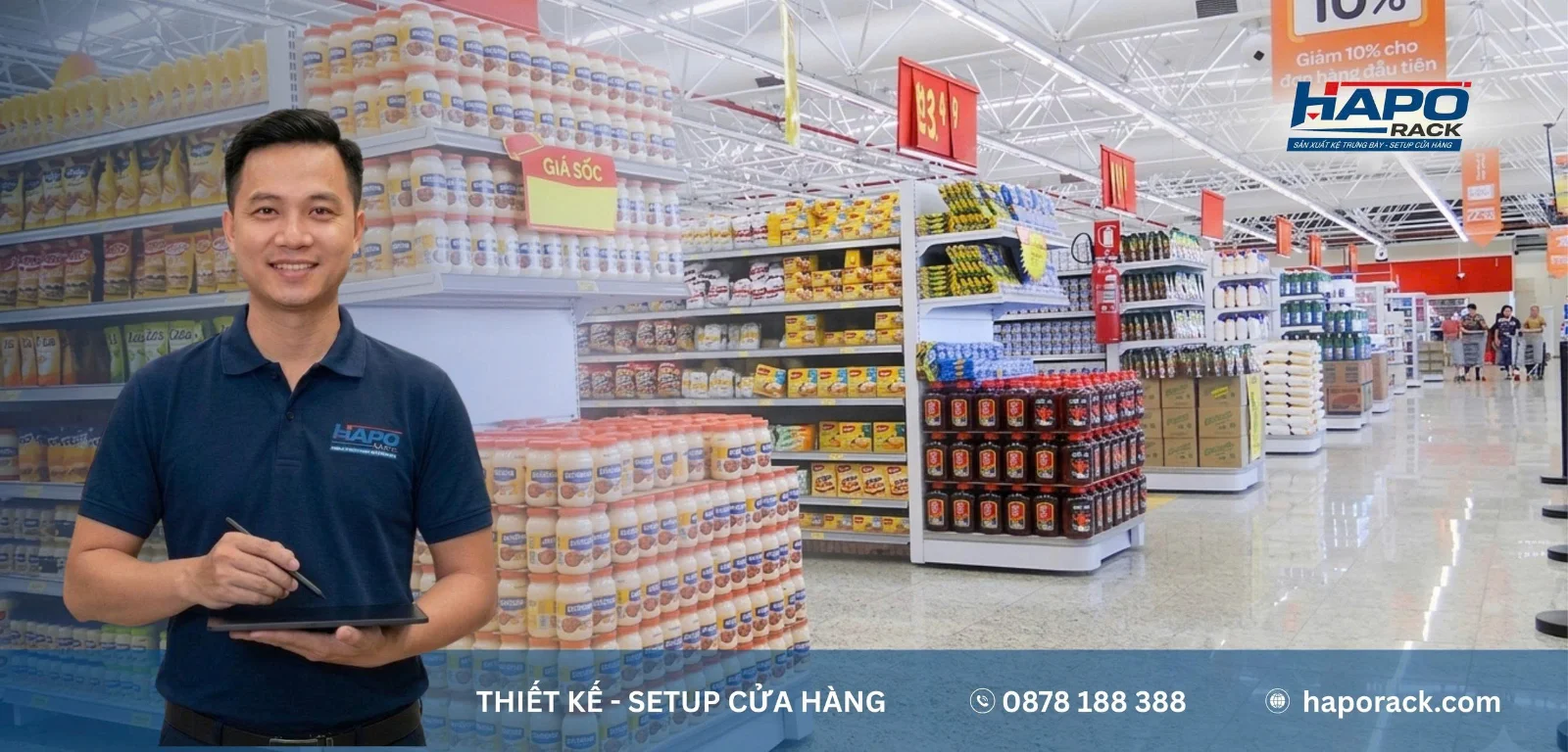 Xưởng Sản Xuất Kệ Siêu Thị Tại P. Tân Thành TP. Hồ Chí Minh Uy Tín, Giá Tận Xưởng