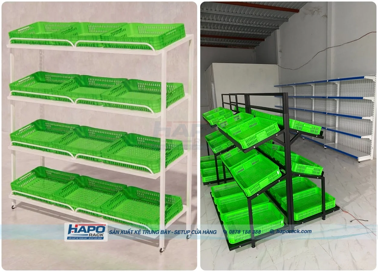 Xưởng sản xuất kệ siêu thị tại P. Trung Mỹ Tây TP. Hồ Chí Minh giá tận xưởng