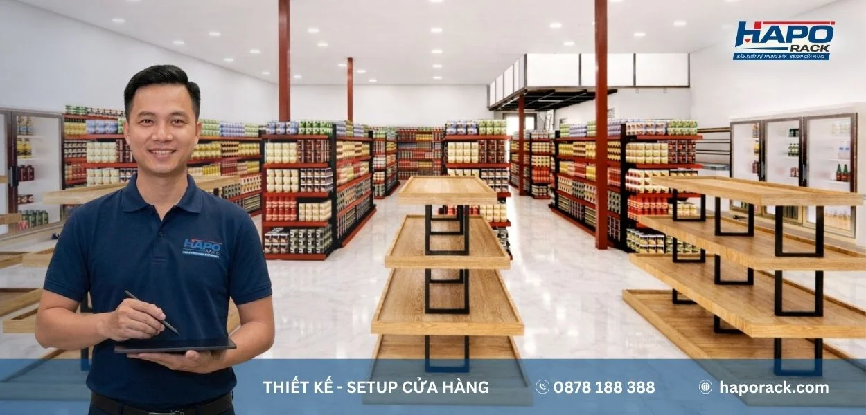 Xưởng sản xuất kệ siêu thị uy tín tại P. Bình Trưng TP. Hồ Chí Minh