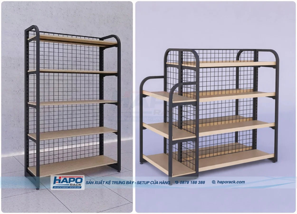 Xưởng Sản Xuất Kệ Trưng Bày Siêu Thị Tại Bình Trị Đông Giá Rẻ